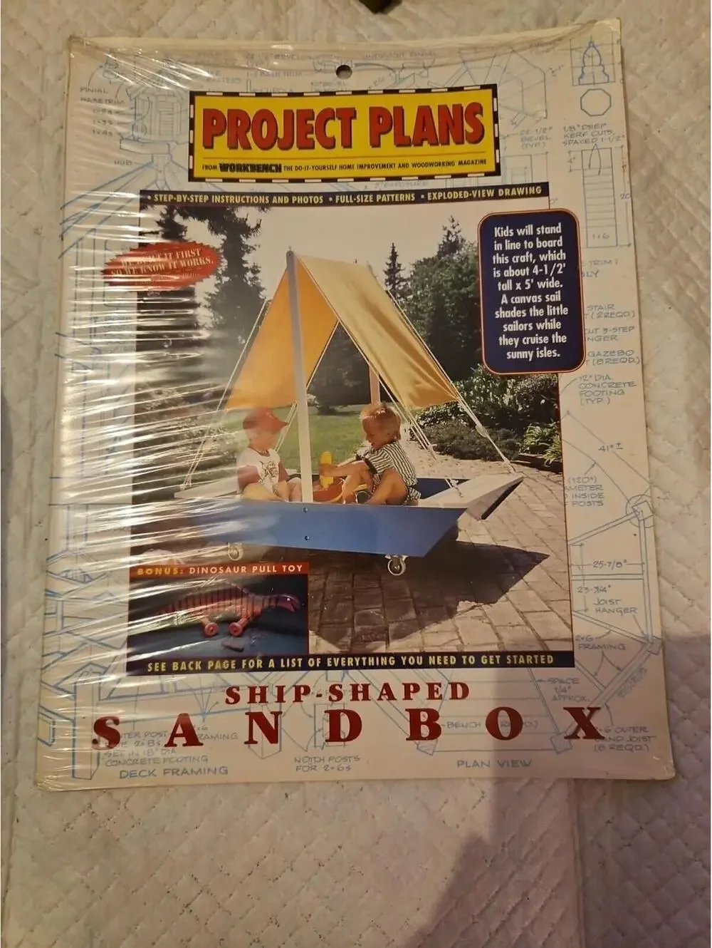 Project Plans Ship-shaped Sandbox